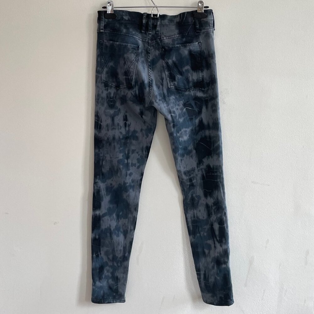 McGuire Denim New Skinny Jean in Tie-Dye,  Blue and Grey - Size 28 - Picture 4 of 5